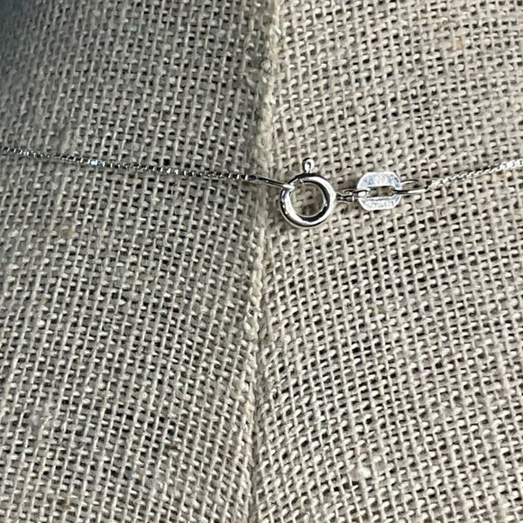 14" Silver 925 Box Chain Necklace Delegate Simple Classy - Picture 3 of 6